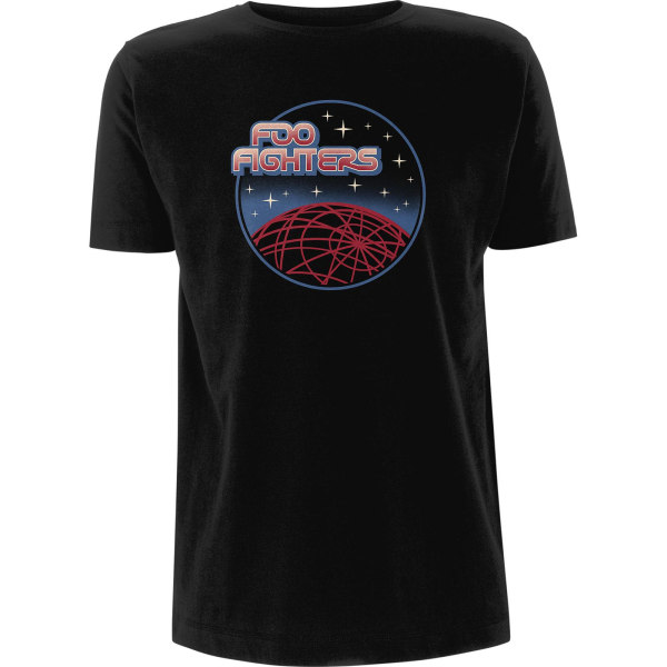 Foo Fighters Unisex Vuxen Vektor Space T-shirt M Svart Black M