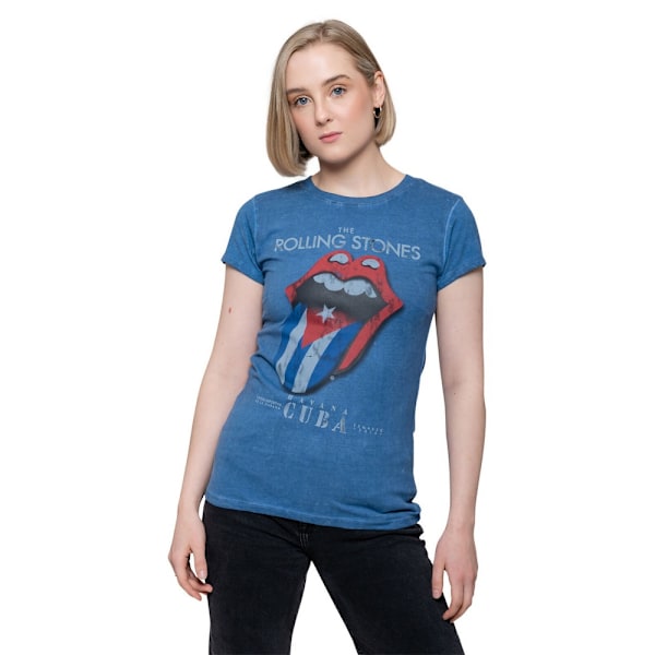 The Rolling Stones Dam/Dam Havana Cuba T-shirt XXL Denim Denim Blue XXL