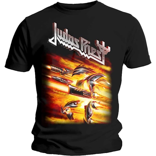 Judas Priest Unisex Adult Firepower T-Shirt L Svart Black L