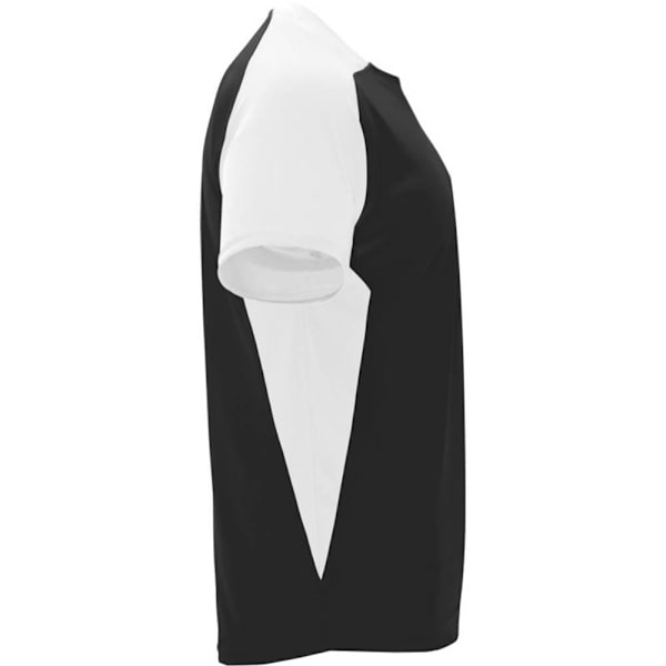 Roly Barn/Barn Bugatti Kortärmad Sport T-shirt 12 År Solid Black/White 12 Years