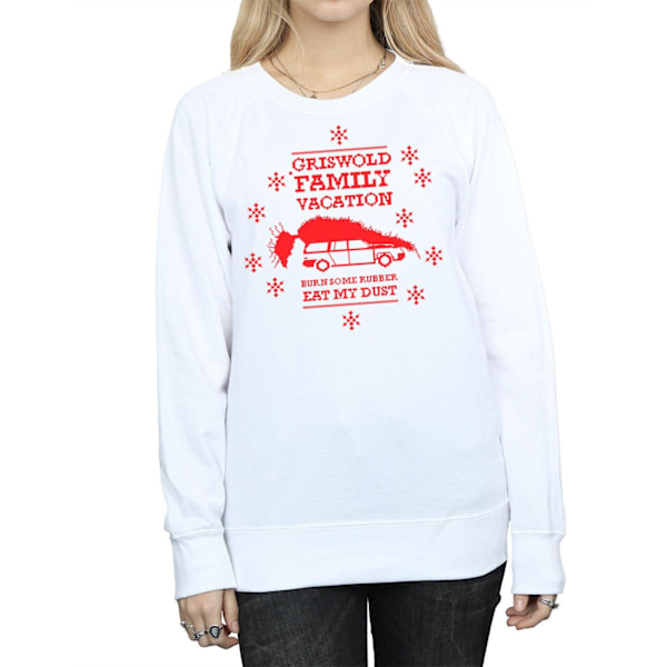 National Lampoon's Christmas Vacation Dam/Damer Ät Mitt Damm White XXL