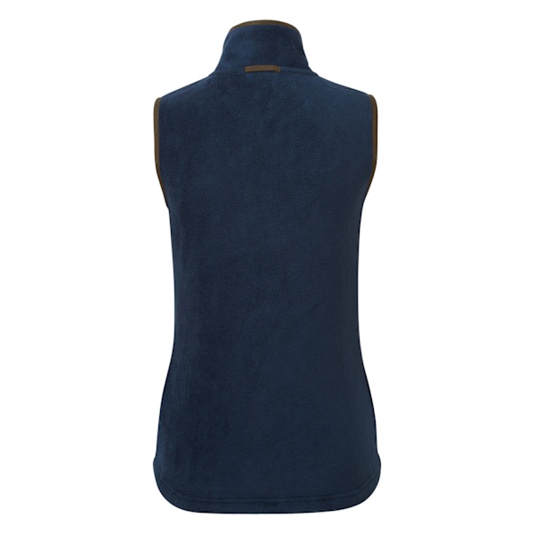 Premier Dam/Kvinnors Artisan Fleece Gilet L Marinblå/Brun Navy/Brown L