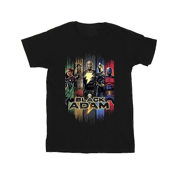 DC Comics Boys Black Adam JSA Komplett Grupp T-shirt 5-6 år Black 5-6 Years