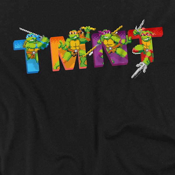Teenage Mutant Ninja Turtles Herr Arcade Huvudskärm T-Shirt 5X Black 5XL