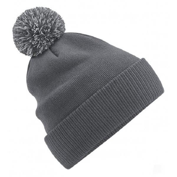 Beechfield Snowstar Recycled Beanie One Size Graphite Grey/Ligh Graphite Grey/Light Grey One Size