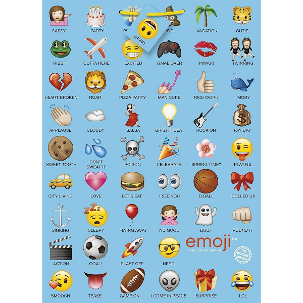 Unik Emoji Jumbo Presentpåse En Storlek Blå/Flerfärgad Blue/Multicoloured One Size