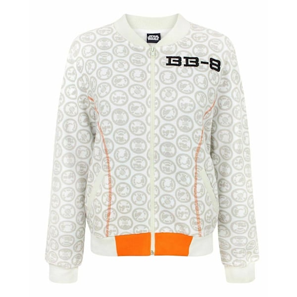 Star Wars Dam/Damer BB-8 Bomberjacka S Vit White S