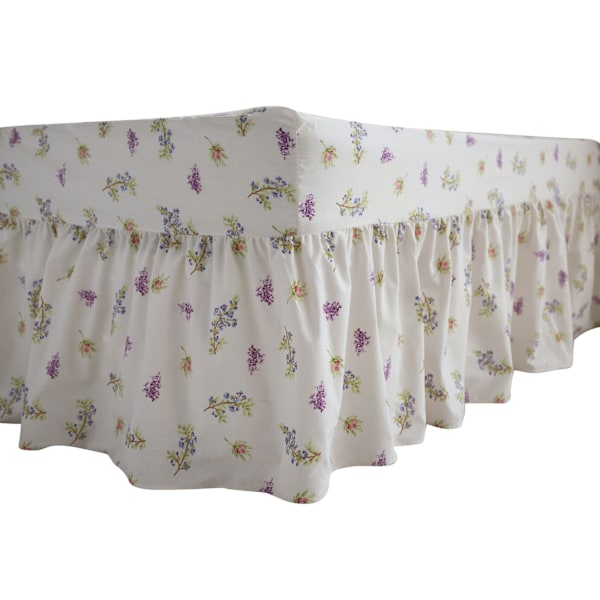 Belledorm Delphine Fitted Valance Single White White Single