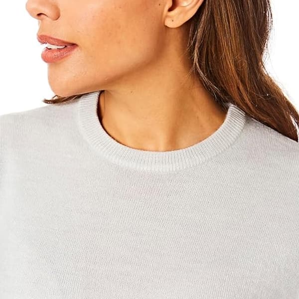 Light And Shade Dam/Dam Mjuk Crew Neck Tröja S Lig Light Grey S