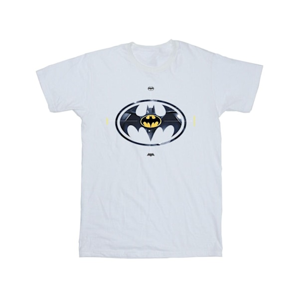 DC Comics Boys The Flash Batman Metal Logo T-Shirt 3-4 år Vit White 3-4 Years