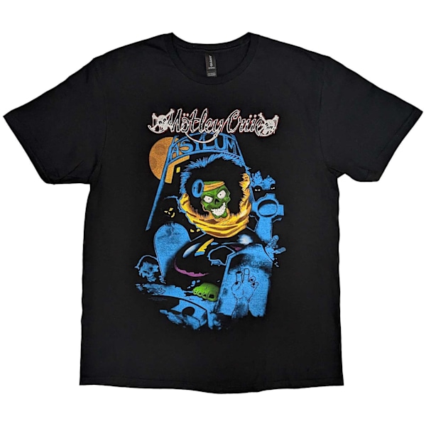 Motley Crue Unisex Feelgood Graveyard Vintage T-shirt S B Black S