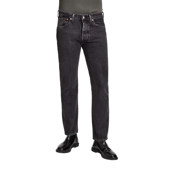 Levis Herr 501 Original Crash Courses Jeans 32L Grå Crash Courses 32L