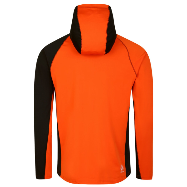 Dare 2B Mens Touring Hooded Stretch Full Zip Jacket L Puffins O Puffins Orange/Rooibos Tea L