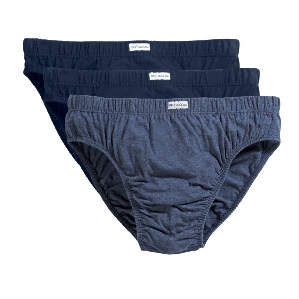 Fruit Of The Loom Herr Klassiska Slip Briefs (paket med 3) M Blues Blues Mixed M