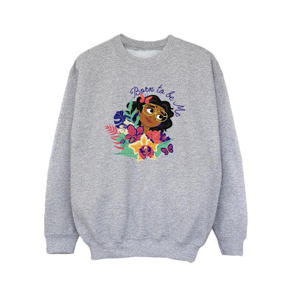 Disney Girls Encanto Born To Be Me Sweatshirt 3-4 År Sport Sports Grey 3-4 Years