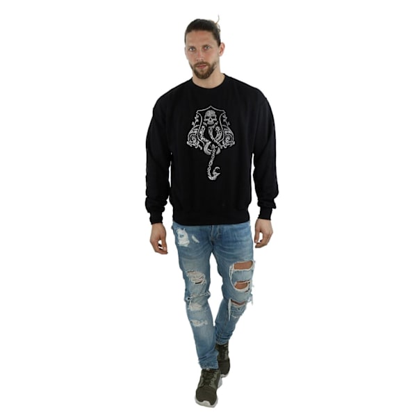 Harry Potter Mörkrets Märke Crest Sweatshirt L Svart Black L
