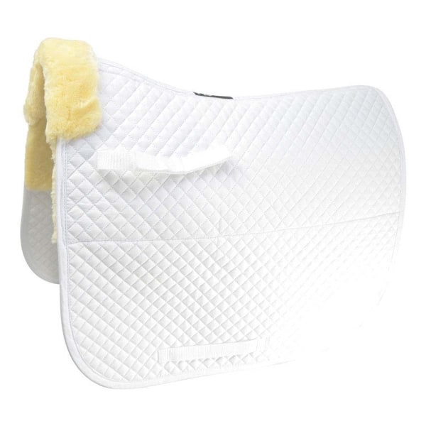 HySPEED Fab Fleece Fodrad Sadelfilt En Storlek Vit White One Size