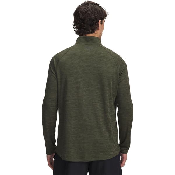 Under Armour Tech Textured Half Zip Tröja för män XS Grön Green XS
