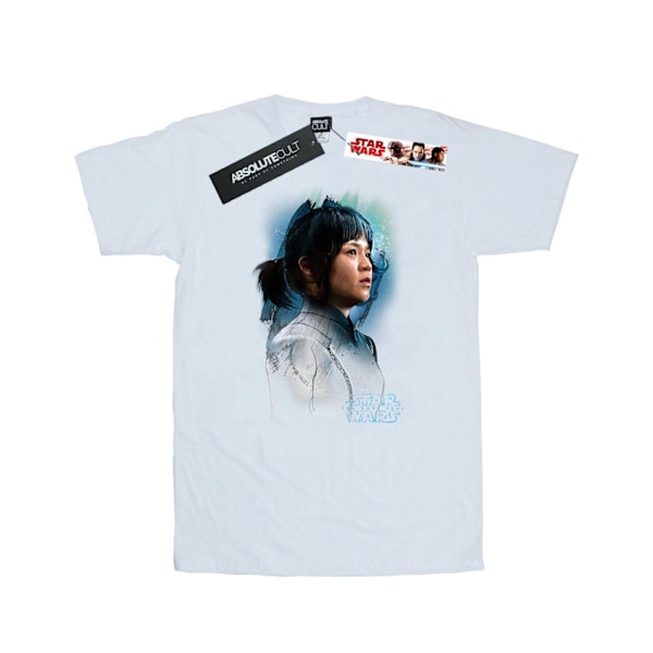 Star Wars The Last Jedi Rose Tico Borstad T-shirt M Vit White M