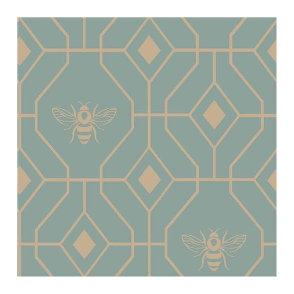 Furn Bee Deco Geometrisk Påslakan Set Enkelsäng Eau De Nil Eau De Nil Single
