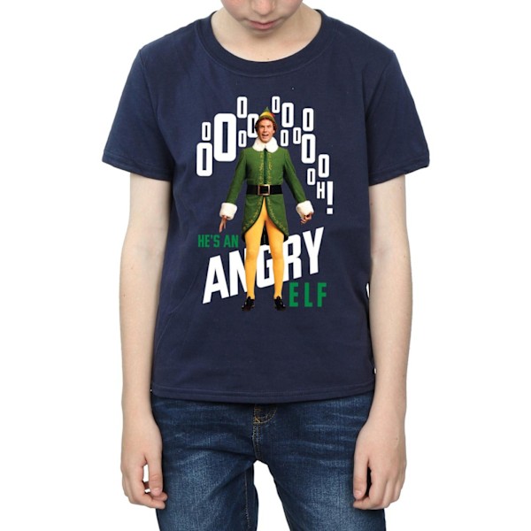 Elf Boys Angry Elf T-Shirt 12-13 år Marinblå Navy Blue 12-13 Years