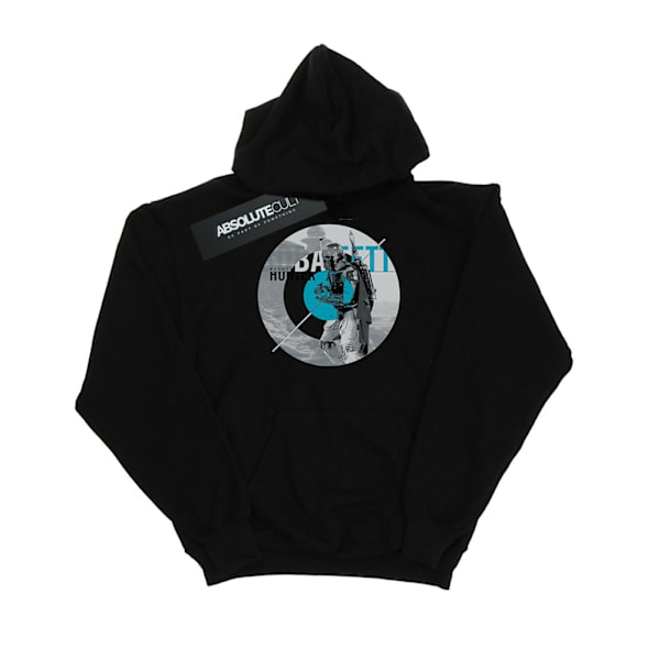 Star Wars Herr Boba Fett Bounty Hunter Cirkel Hoodie M Svart Black M
