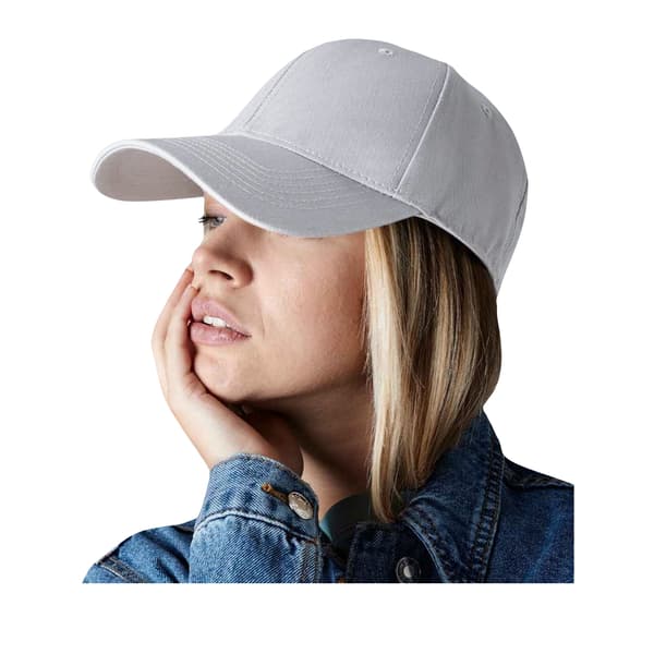 Beechfield Unisex Adult Urbanwear 6 Panel Cap One Size Light Grå Light Grey One Size