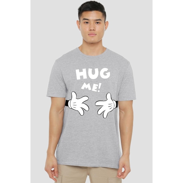 Disney Herr Hug Me Musse Pigg Alla Hjärtans Dag T-Shirt S Sport Sport Heather S