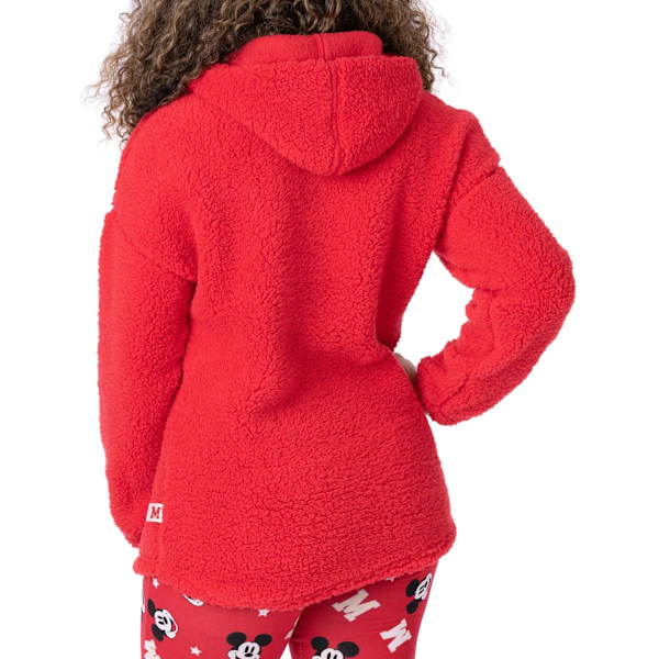 Mickey Mouse Dam/Dam Borg Pyjamas Set XS Röd Red XS