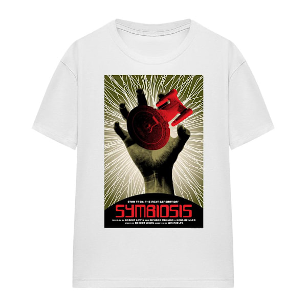 Star Trek Unisex Vuxen The Next Generation Säsong 1 Avsnitt 22 White M