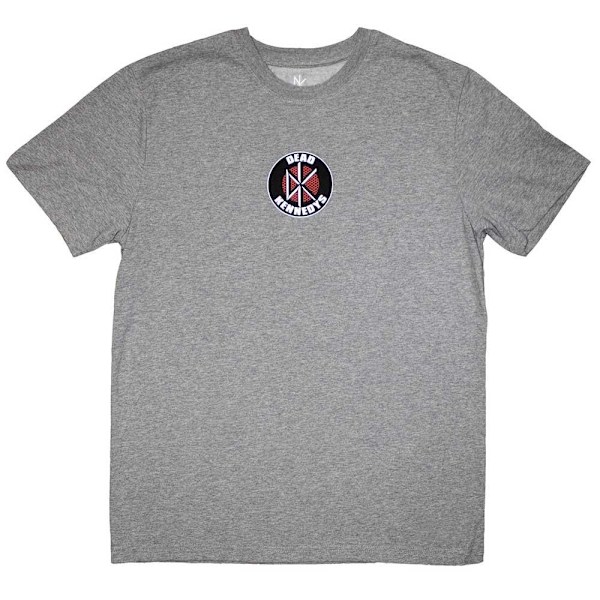 Dead Kennedys Unisex Vuxen Mini Circle Logo T-Shirt L Grå Grey L