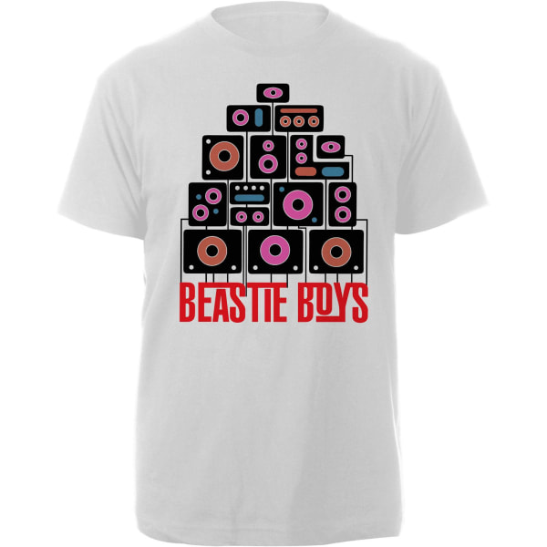 Beastie Boys Unisex Vuxen Tejp T-shirt M Vit White M