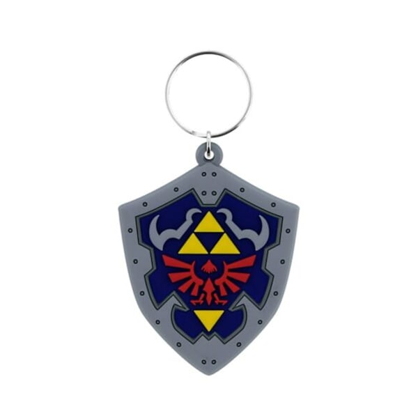 The Legend Of Zelda Hylian Shield Nyckelring One Size Blå/Grå Blue/Grey One Size