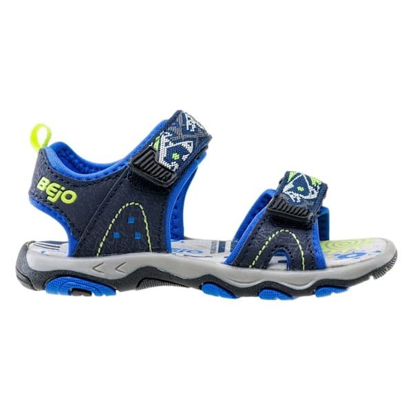 Bejo Barn/Kids Elsi Lädersandaler 7.5 UK Barn Navy/Lake Navy/Lake Blue/Lime 7.5 UK Child