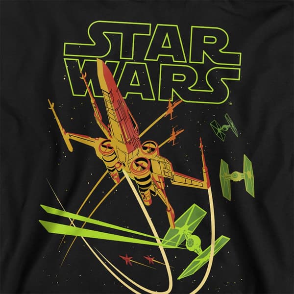Star Wars Barn/Barn Attack Heather Pullover Hoodie 5-6 År Athletic Heather 5-6 Years