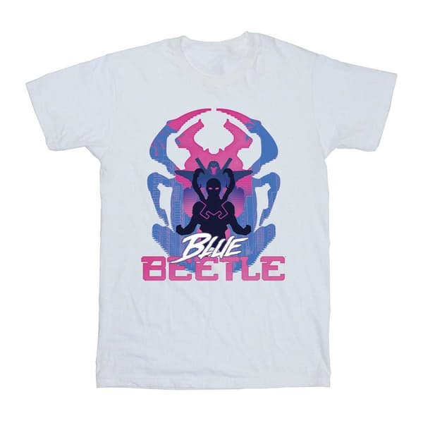 Blue Beetle Herr Pose Bomulls T-shirt XL Vit White XL