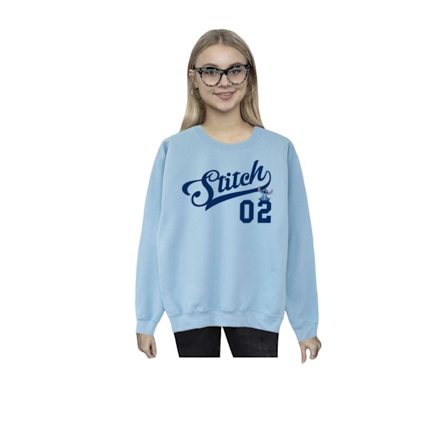 Disney Dam/Kvinnor Lilo Och Stitch Atletisk Sweatshirt M Baby Baby Blue M