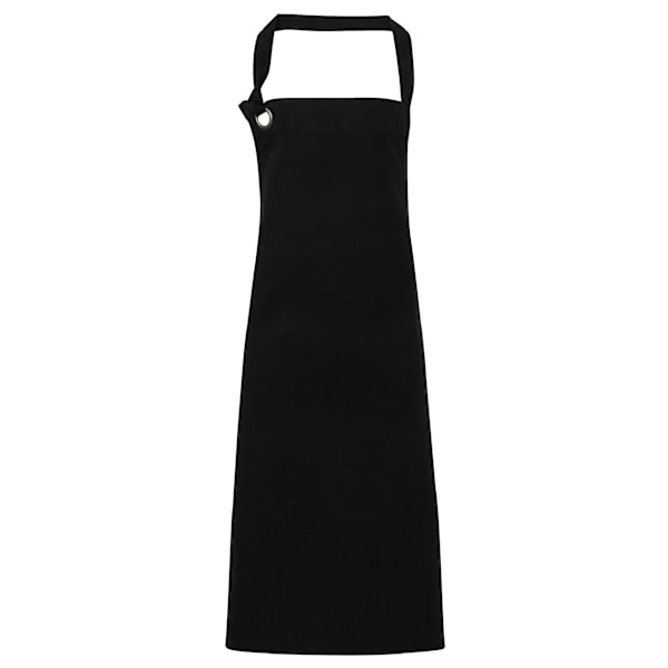 Premier Unisex Calibre Heavy Cotton Canvas Haklappsförkläde One Size B Black One Size