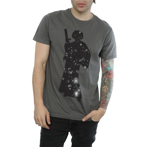 Star Wars Herr Princess Leia Stars T-Shirt XXL Charcoal Charcoal XXL