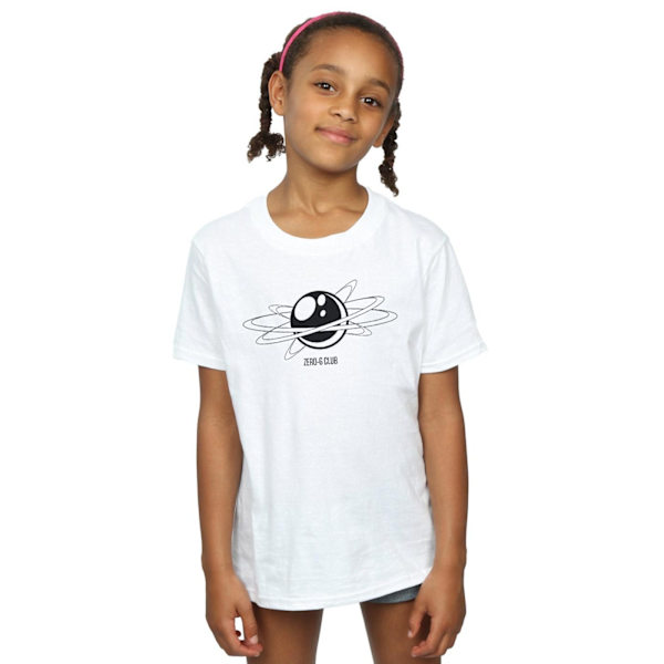 Ready Player One Girls Zero G Club Logo Bomull T-shirt 9-11 År White 9-11 Years