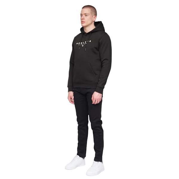 Henleys Ninesix Hoodie för män XXL Svart Black XXL