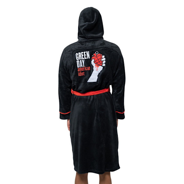 Green Day Unisex Vuxen American Idiot Badrock L-XL Svart/ Black/Red L-XL