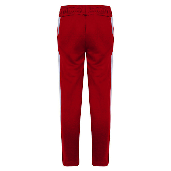 Finden & Hales Stickade Träningsoverallsbyxor för Pojkar 3-4 år Red/White 3-4 Years