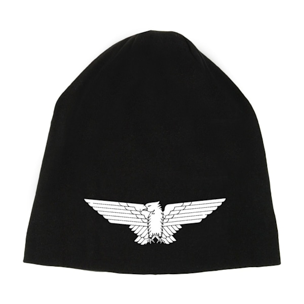 Saxon Unisex Vuxen Logo & Eagle Beanie One Size Svart Black One Size