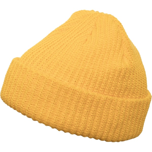 Flexfit By Yupoong Rib Beanie One Size Guld Gold One Size
