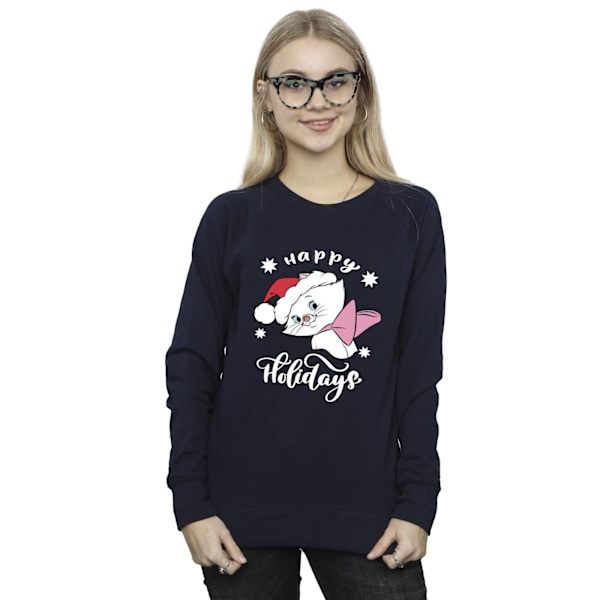 Disney Dam/Damer The Aristocats Happy Holidays Sweatshirt L Black L