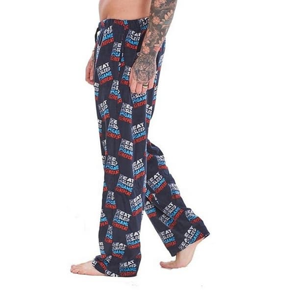 Keanu Barn/Barn Ät Sov Spela Igen Loungebyxor (2-pack) Multicoloured 9-10 Years