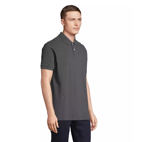 SOLS Unisex Vuxen Pacific Piqué Dubbelnålssöm Pikétröja M Mouse Grey M