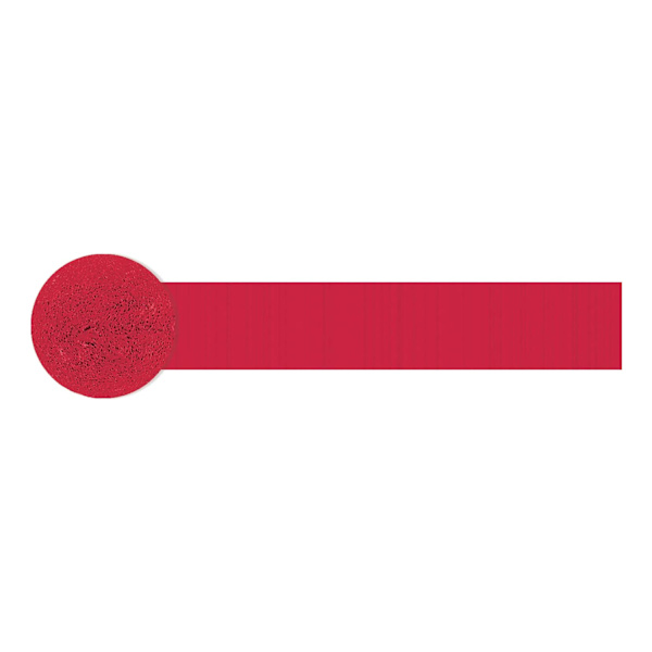 Amscan Kreppapper Enfärgade Streamers One Size Äppelröd Apple Red One Size