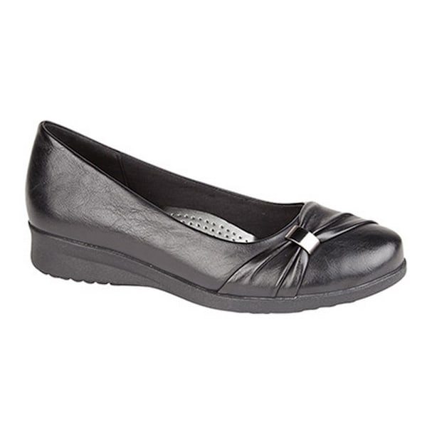 Boulevard Dam/Dam Sash Vamp Wedge Casual Skor 7 UK Svart Black 7 UK